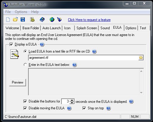 Load USB or CD Eula